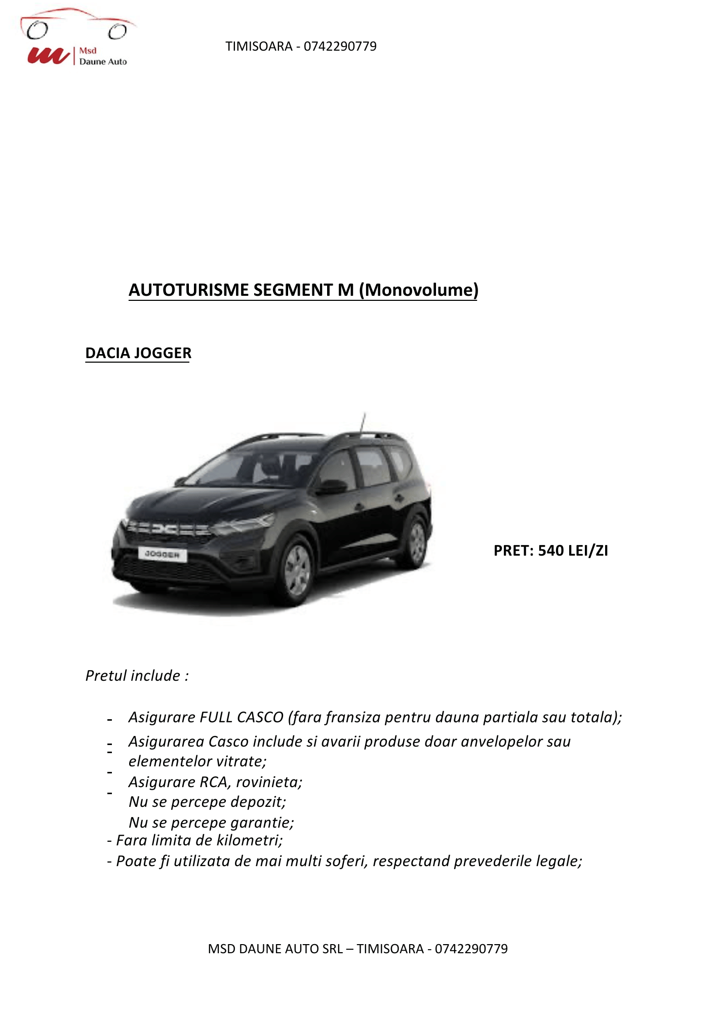 tarife msd daune auto 1